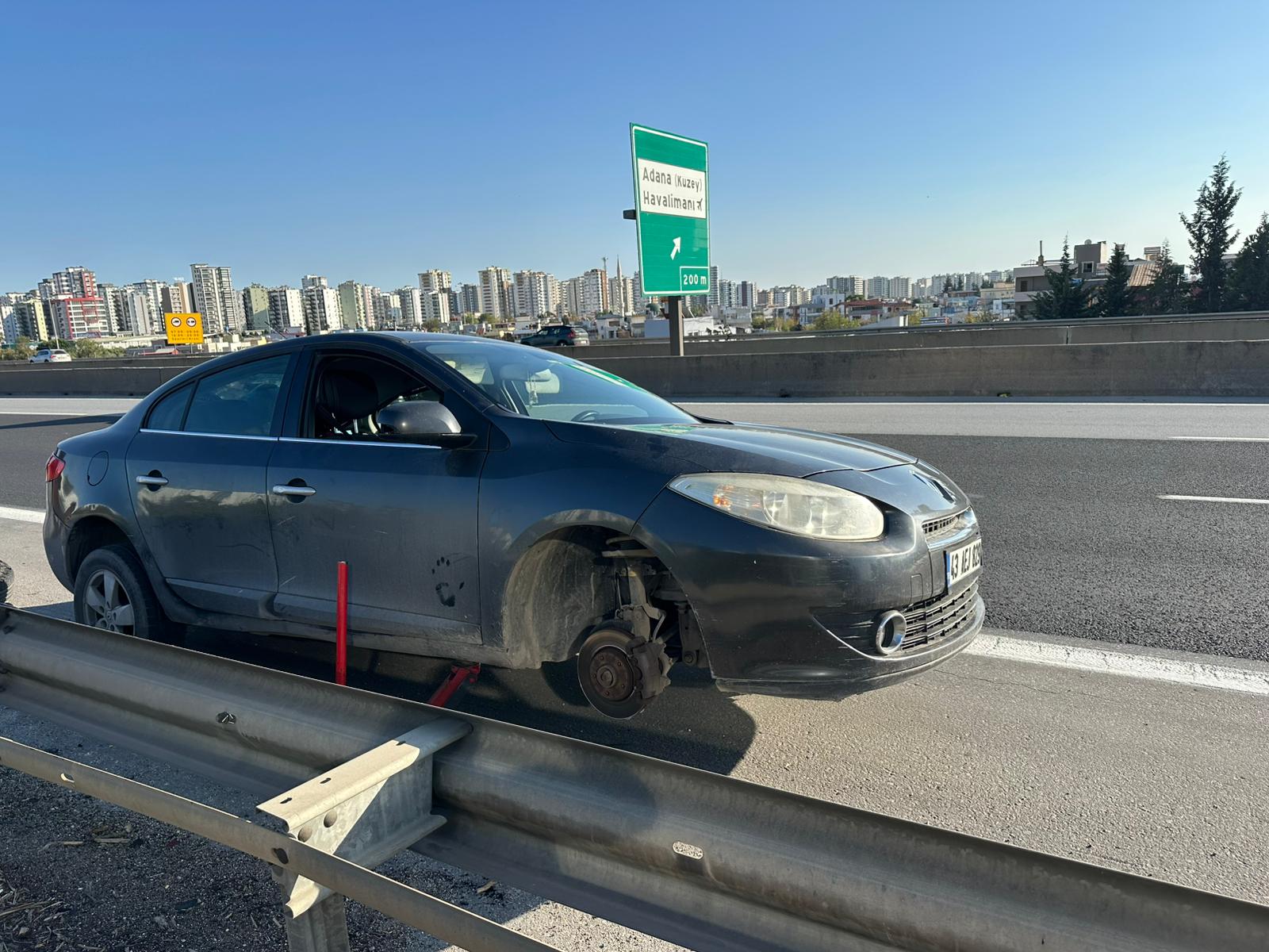 Adana otoban lastik müdahalesi